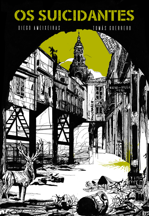 Portada Cómic Os Suicidantes - Xerais Editorial